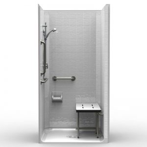 ADA transfer shower with walk-in shower accessories LCS4038A5T