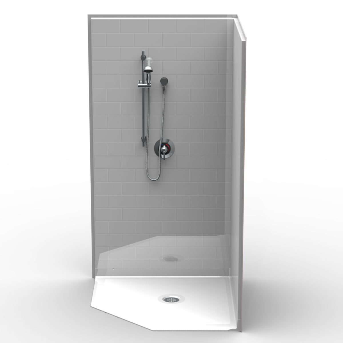 Safe Bathing for Smaller Spaces: Our 42 x 42 Neo Angle Shower