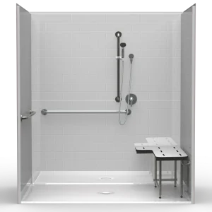 72” Wide Shower: Bariatric & ADA Accessible Bathing Solution